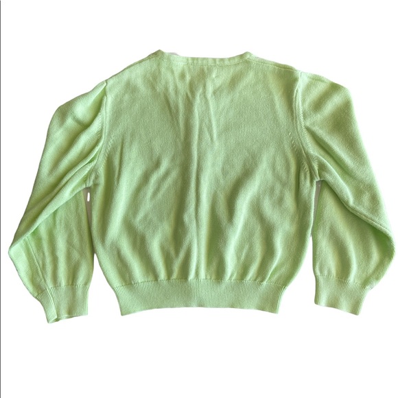 Lilly Pulitzer Green Girl’s Cardigan Sweater Size 5 - Picture 2 of 4